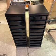 ナカバヤシ アバンテＶ２フロアケース　深９段／マットブラック／ AF-M9 の画像