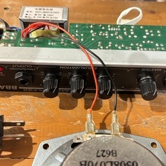 Bacchus bba-10ミニアンプ中身だけの画像