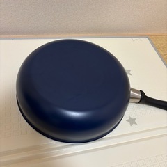 THERMOS デュラブルシリーズ 炒め鍋 30cm ネイビー KFI-030D NVの画像