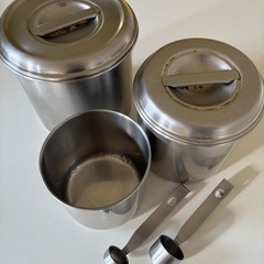 【7点セット】小さい寸胴☆業務用★ステンレス キッチンポット★ソース入の画像