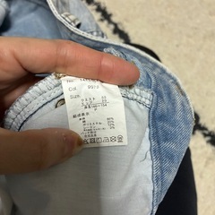 デニムショーパンの画像