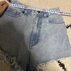 デニムショーパンの画像