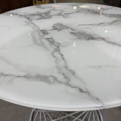 Francfranc｜フランフラン｜マーリア｜サイドテーブル｜大理石×ホワイトの画像