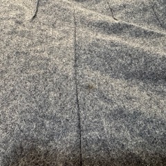 レディース膝上スカート　グレー　　毛50%の画像