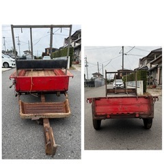 筑水 チクスイ A3160T 牽引式　運搬車　農機具　トレーラー　運搬機の画像