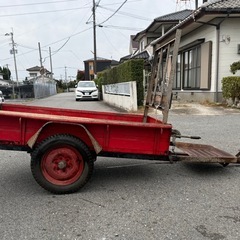 筑水 チクスイ A3160T 牽引式　運搬車　農機具　トレーラー　運搬機の画像