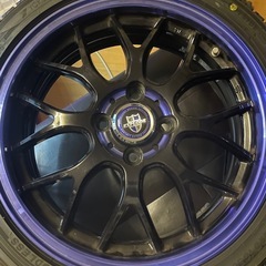 エクスプラウド RBM  ブラック／ブルークリア 14インチ 4本セットの画像