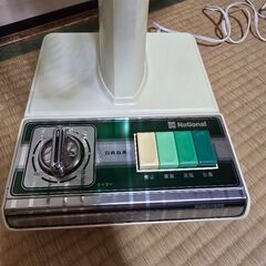 レトロ 扇風機 National ナショナル グリーンの画像