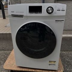 🎀AQUA🎀🌟ドラム式洗濯機🌟💗高年式💗❄️美美品の状態綺麗❄️✨8キロ✨の画像