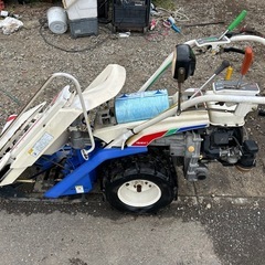 イセキ 1条刈り バインダー 3.8馬力 刈幅約200mm みほ　RE30　 刈取 稲刈り 掛け干し 結束 田んぼ 稲作 ガソリン　宮崎 簡易始動動画ありの画像