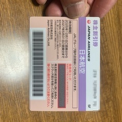JAL株主割引券3枚の画像