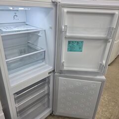 J2168【リユースのサカイ柏店】Haier　ハイアール ２ドア冷蔵庫　右開き　JR-NF148B　2019年製　クリーニング済み　新品参考価格49,830円の画像
