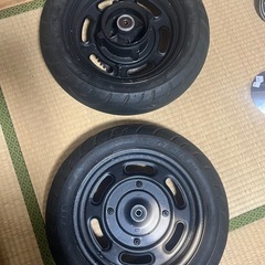 エイプ50 純正ホイール　ハブパネルセットの画像