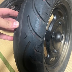 エイプ50 純正ホイール　ハブパネルセットの画像