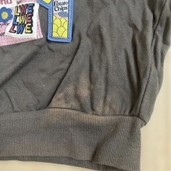 しまむら リトルウィークエンドのトレーナー100センチの画像