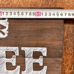 手作りコーヒー看板の画像