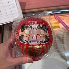 79)【無料　だるま/招きネコ/牛の小物】の画像
