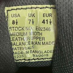 BATES ベイツ E02346 8 1/2 delta-6 極美品 サイドジップ ブラック 中古 古着 タクティカルブーツ 状態良好 メンズ シューズ Y2407の画像