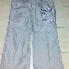 100センチ　裏地あったかズボンの画像