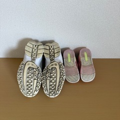 FILAスニーカー　ティンカーベル子供靴の画像