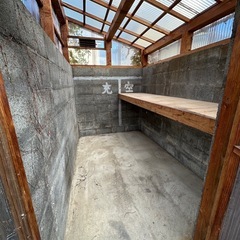 物置小屋　貸します　タイヤ、小型バイク、自転車の画像