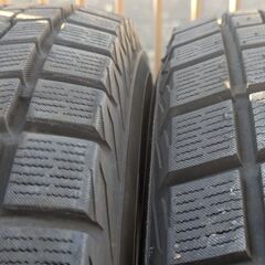 美品　工賃込み２０２４年ヨコハマ製冬タイヤ１９５／６５Ｒ１５　４本セットの画像