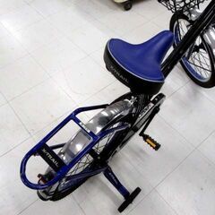 ※補助輪1個欠品 X-TRAIL 子供用 自転車 18インチ カゴ付き 切替なし ブルー系 ジュニアサイクル 苫小牧西店の画像