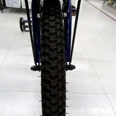 ※補助輪1個欠品 X-TRAIL 子供用 自転車 18インチ カゴ付き 切替なし ブルー系 ジュニアサイクル 苫小牧西店の画像