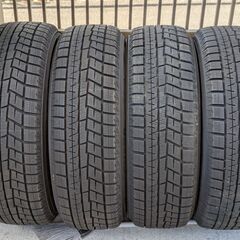 極溝　工賃込み　２０２４年ヨコハマ製冬タイヤ１８５／６０Ｒ１５　４本セットの画像
