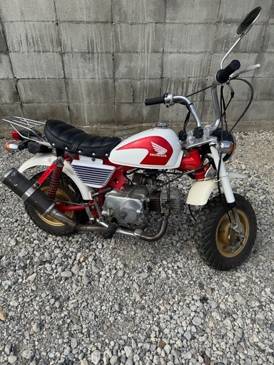 HONDA ホンダ モンキー z50J AB27 国産12Vカスタム 赤フレーム