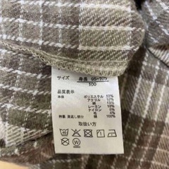 しまむら a.v.vのチェック柄ワンピースの画像