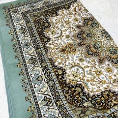 新品エスニック柄カーペット 190cm×190cmの画像