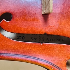 SUZUKI スズキ バイオリン 3/4 No210 2014 弓 ケースの画像