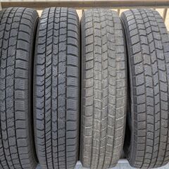 工賃込み　グッドイヤー２０２３年、２０２４年製冬タイヤ１４５／８０Ｒ１３　４本セットの画像