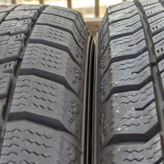 工賃込み　グッドイヤー２０２３年、２０２４年製冬タイヤ１４５／８０Ｒ１３　４本セットの画像