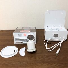 ハイブリット式加湿器 htjs-007jホワイト ～10畳　高耐久ステンレス製振動子 大容量タンク搭載LED照明付 リモコン無し 清掃/動作確認済みの画像