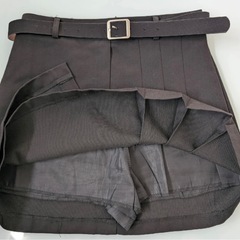 ベルト付き　ミニスカートの画像