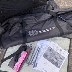 Amber サウナテント mini 2 アンバー サウナテント ミニ サウナテント テントサウナ ポータブル アウトドア サウナ キャンプサウナ テント サウナストーブ ソロサウナ ととのう sauna tent outdoor camping amber の画像