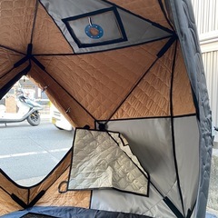 Amber サウナテント mini 2 アンバー サウナテント ミニ サウナテント テントサウナ ポータブル アウトドア サウナ キャンプサウナ テント サウナストーブ ソロサウナ ととのう sauna tent outdoor camping amber の画像