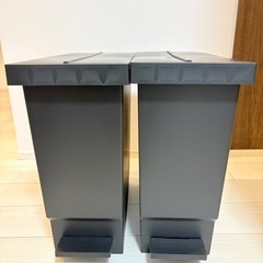 【新品】ツイン蓋ゴミ箱 2個セットの画像