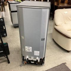 A2511-185 AQUA 2ドア冷蔵庫 シルバー AQR-13H 126L 2019年製 動作確認済み キズ汚れ有りの画像
