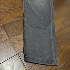 レディース黒のウォッシュデニムMサイズ、の画像