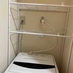 【動作良好】HERBRelax 洗濯機 6kg 2014年製 ホース付き 引き取り限定の画像