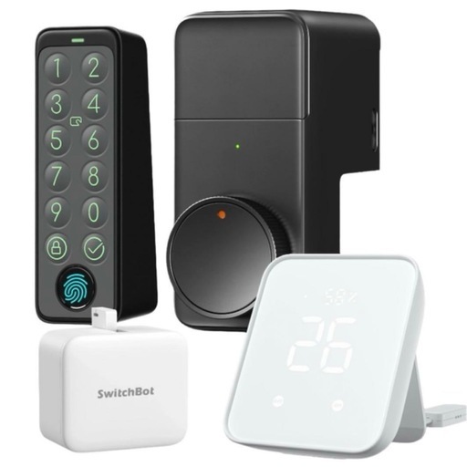 未開封新品 SwitchBot スイッチボット スマートドアロックPro ハブ2 見守りカメラ ボット スマートスイッチ 4セット