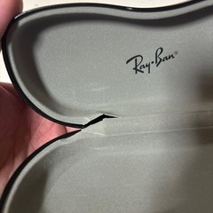 レイバン　眼鏡ケース　クロス欠品の画像