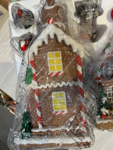クリスマス商品【ディズニー】【クリスマスビレッジセット】未使用品【管理番号1112】野