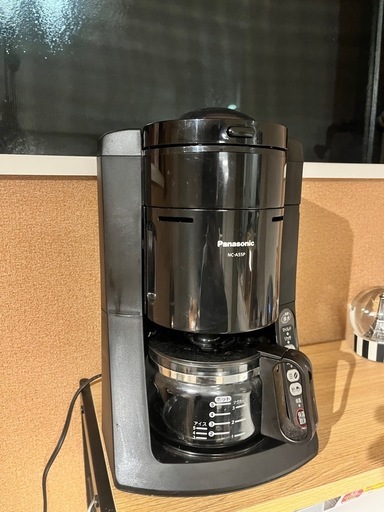 パナソニック コーヒーメーカー 全自動 ミル付き 沸騰浄水機能 デカフェ豆コース搭載