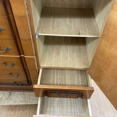 ☆ドリーム荒牧店☆ジモティー割引有☆【クリーニング済み】アンティークチェストの画像