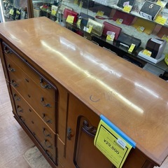 ☆ドリーム荒牧店☆ジモティー割引有☆【クリーニング済み】アンティークチェストの画像