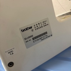 brotherミシンELU5002の画像